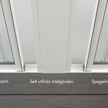 Keskitolppa? Valitse peilikuvana!