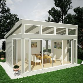 Erillinen pulpetti 20 m2 - Erilliset lasiterassit